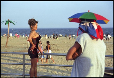 Posing on the Boardwalk