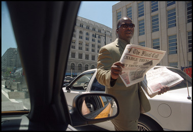 Black Newspaper Seller