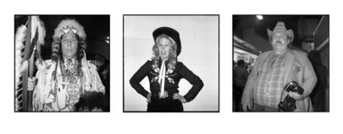 Country Fans Triptych