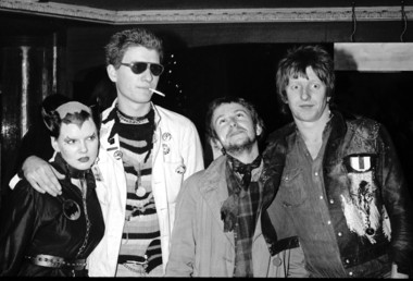 Cat Woman, Captain Sensible, Wreckless Eric & Rat Scabies