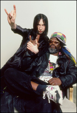Bobby Gillespie of Primal Scream & George Clinton