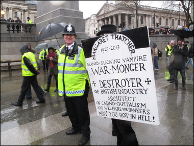 Margaret Thatcher Death Party